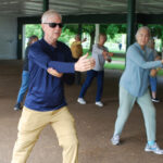 Tai Chi at Kew Beach, June 2023