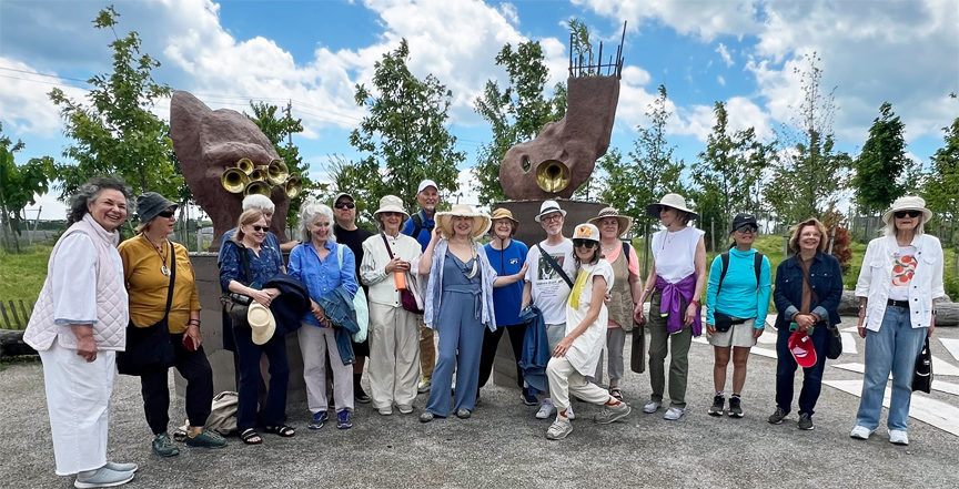 Tai Chi visit to the Lassonde Trail
